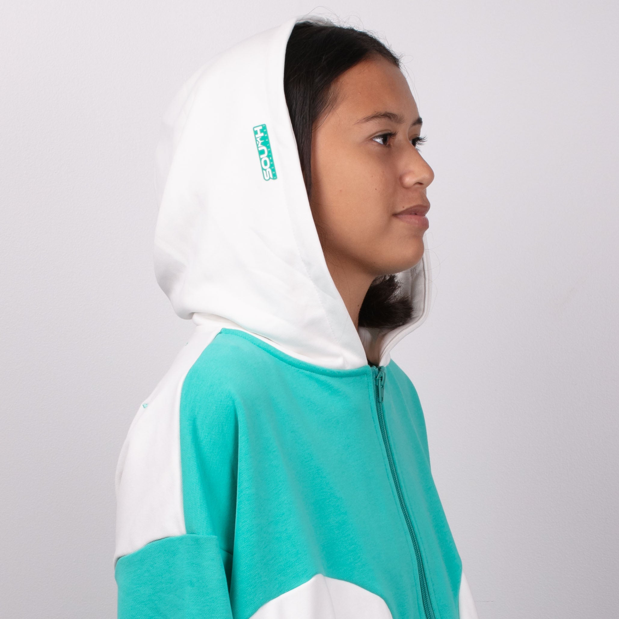 Manu Crop Zip Hood